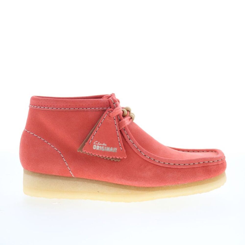 Clarks Womens Wallabee Boot Pink Boots (NWT)